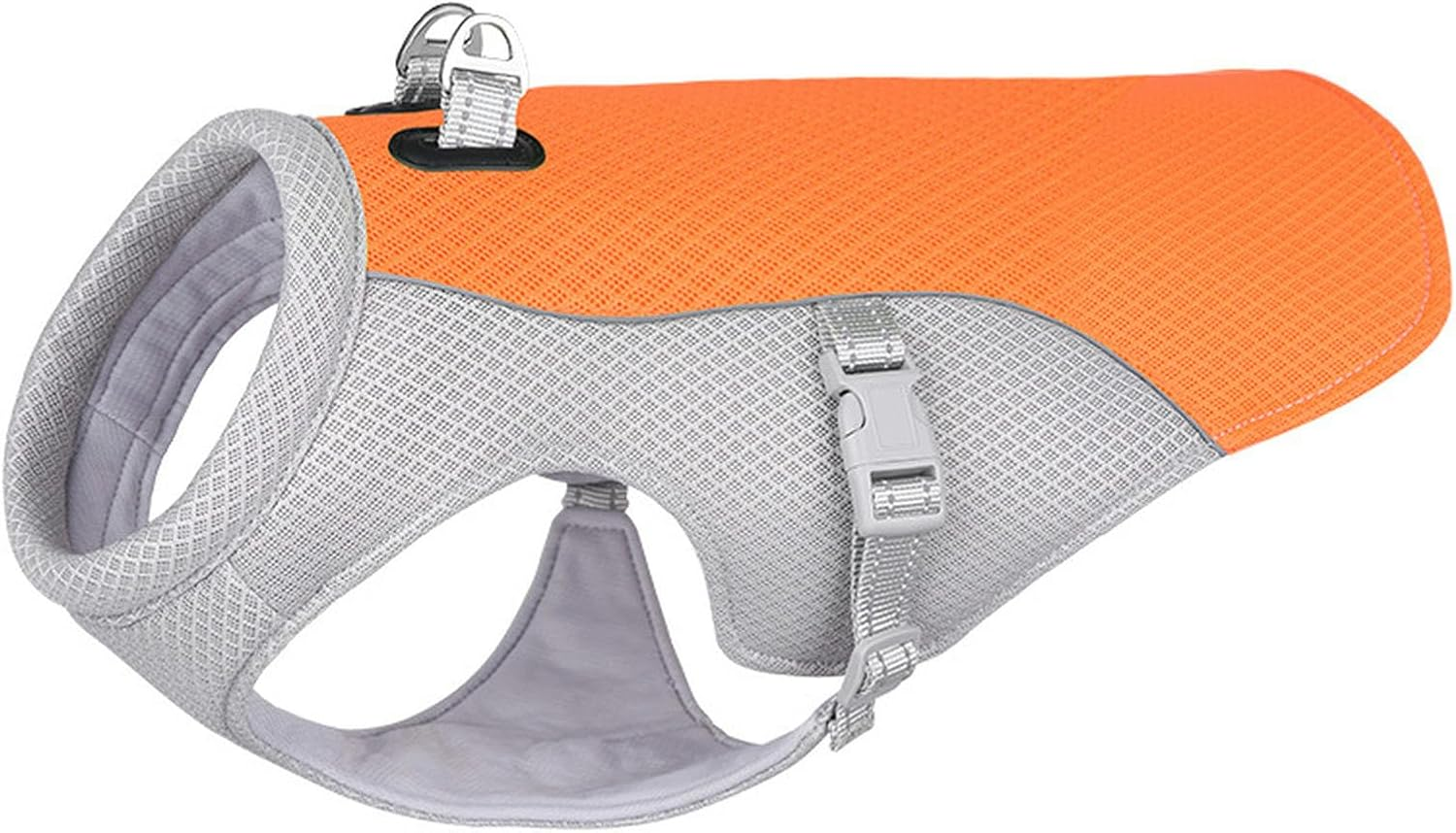 UOSIA Extra Large Dog Cooling Vest Pet Cooling Shirt Lightweight Dog Cooling Jacket with D Ring and Reflective Stripe Summer Puppy Vest Harness for Hiking Walking