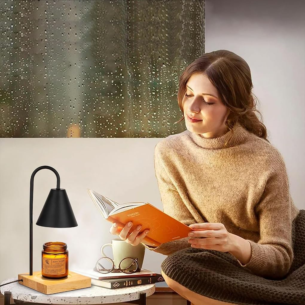 Candle Warmer Lamp Table Lamp with Timer Dimmabe for Scented Jar Candles with 2 Bulbs, Home Decor Products for Christmas Mothers Day Gift Birthday Women & Mom Gifts image number 2
