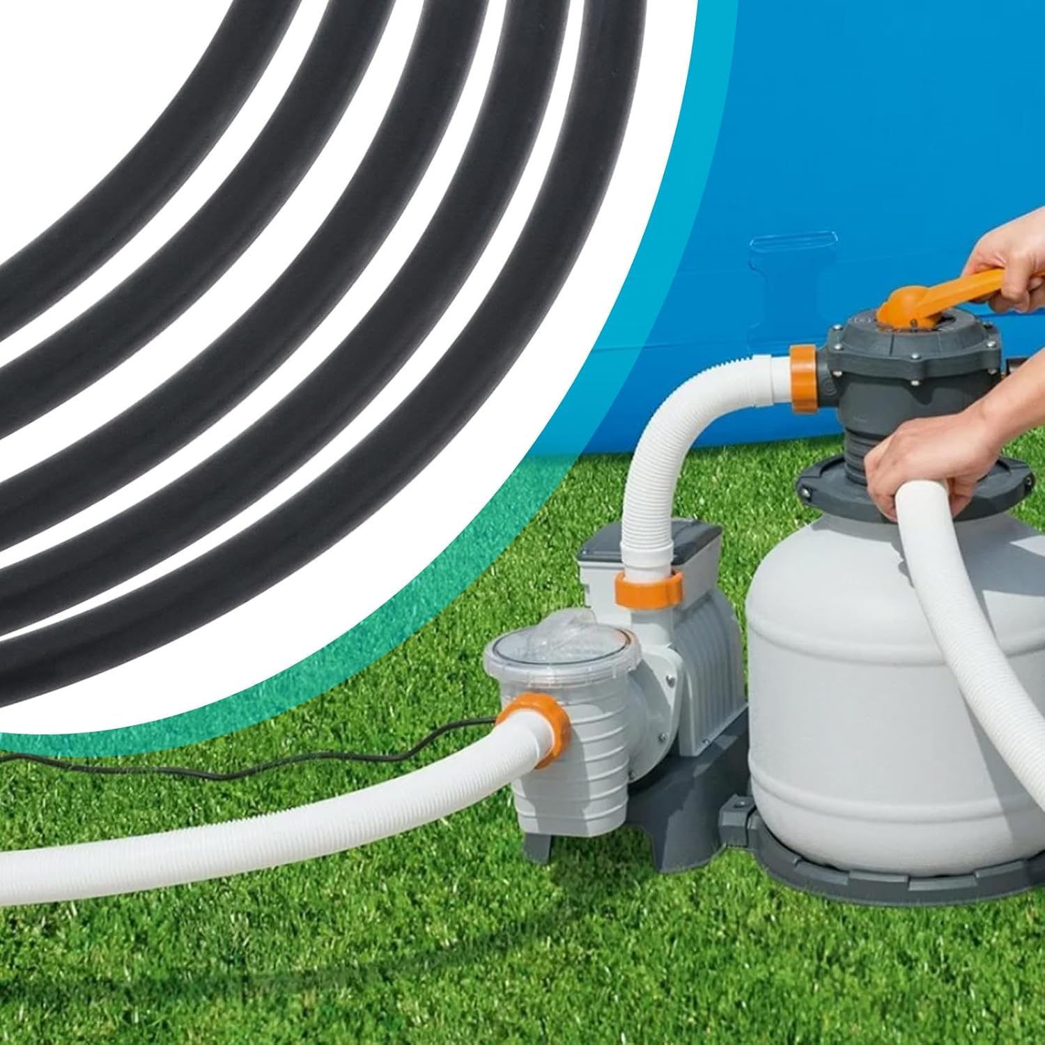 SG Store 5PCS Tank Seal Gasket O-Rings Replacement Part P61214 Compatible with Bestway Flowclear Sand Filters 58366 58486 58495 58497 58499 Models image number 4