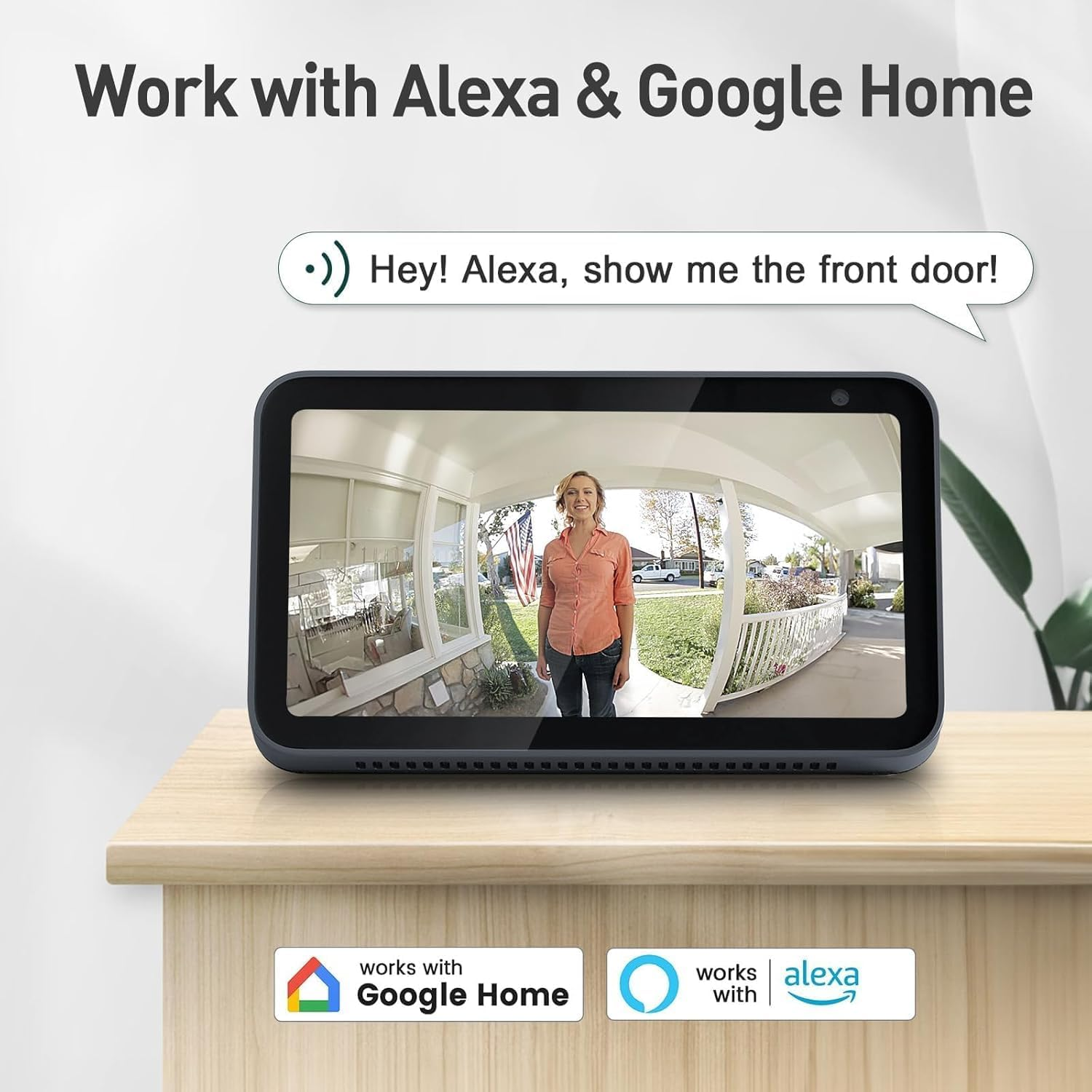 XTU Wireless Video Doorbell No Subscription-2K HD Security Doorbell Camera-Local/Cloud Storage with Multi-Angle Bracket, Compatible with Alexa and Google Home image number 3