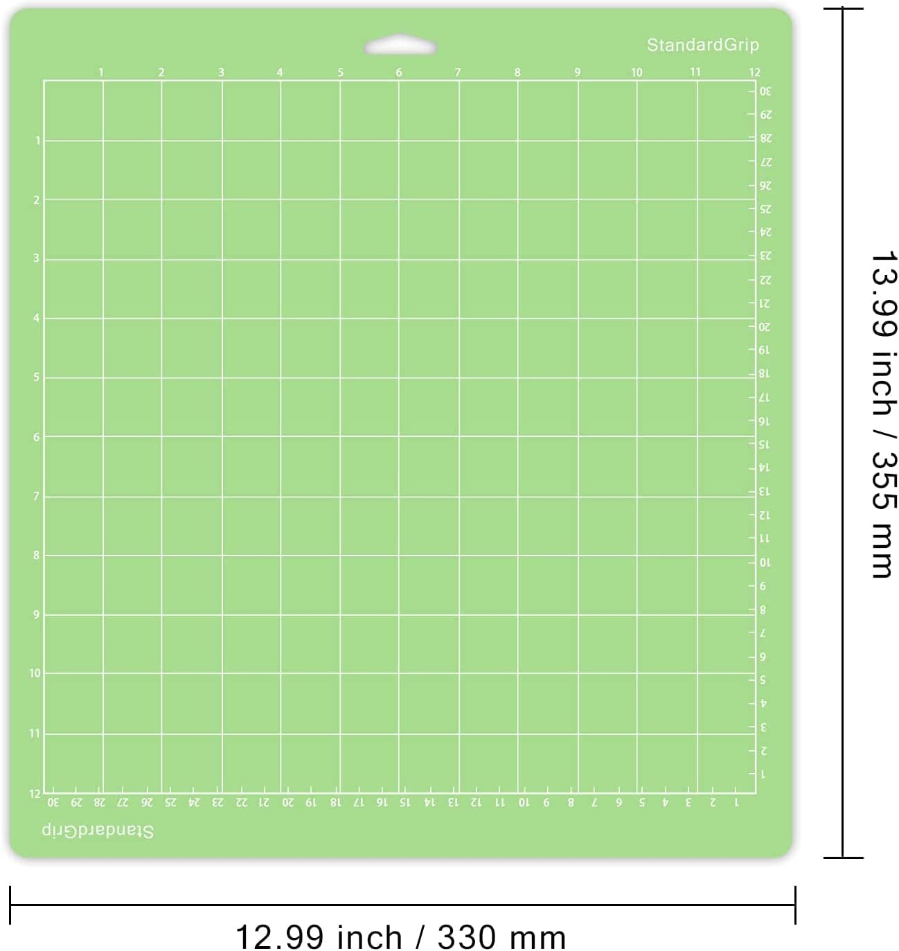Cutting Mat for Cricut 8 Pack 12X12 Inch Standardgrip Adhesive Sticky Non-Slip Durable Mat for Cricut Explore One/Air/Air 2/Maker Cut Mats Replacement Accessories (Green 8Pack) image number 5
