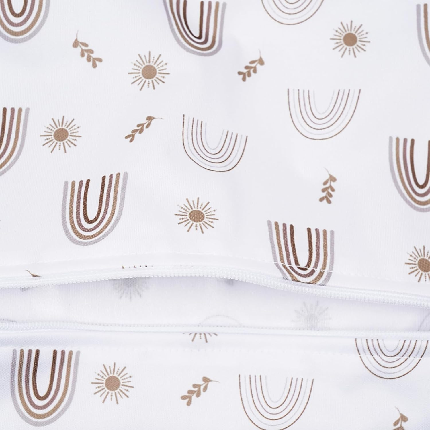 3 Pcs Wet Bags Waterproof Reusable Zippered Pocket Cloth Diaper Wet Dry Bags, Wet Bag Storage Bag Zipper Waterproof Washable Travel Bags with Zippered Pockets & Handle for Swimsuit Wet Clothes,Rainbow image number 4