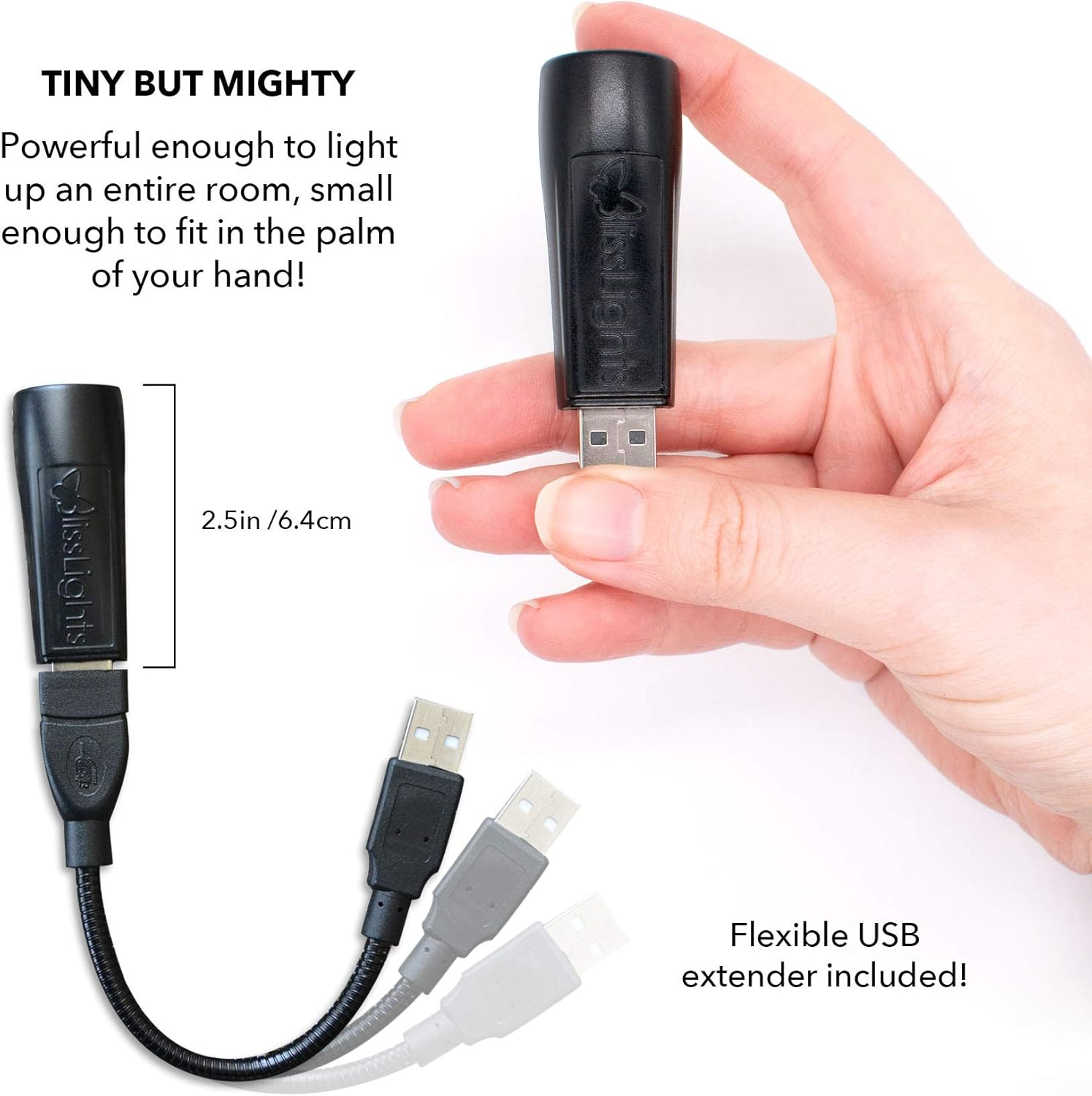 Blisslights Starport USB Laser Star Projector for Game Room Decor, Bedroom Night Light, or Mood Lighting Ambiance (Green) image number 6