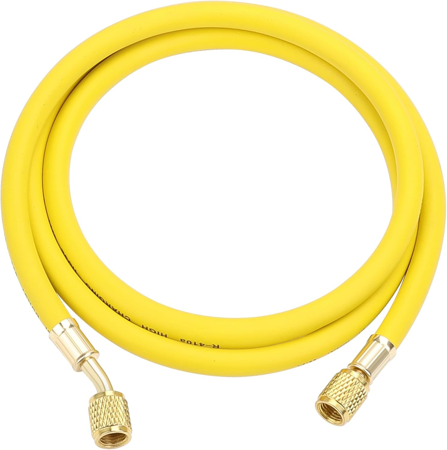AC Refrigerant Hose, 60 Inch HVAC Charging Hose with 1/4&rdquo; SAE Flare, 800 PSI Working Pressure for Air Condition System image number 5