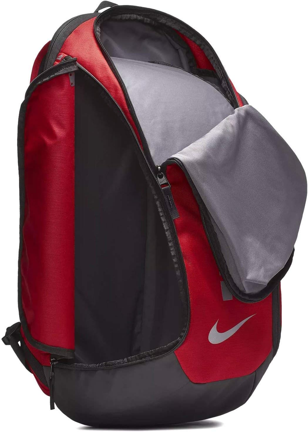 Nike Hoops Elite Hoops Pro Basketball Backpack University Red/Black/Metallic Cool Grey,One Size image number 1