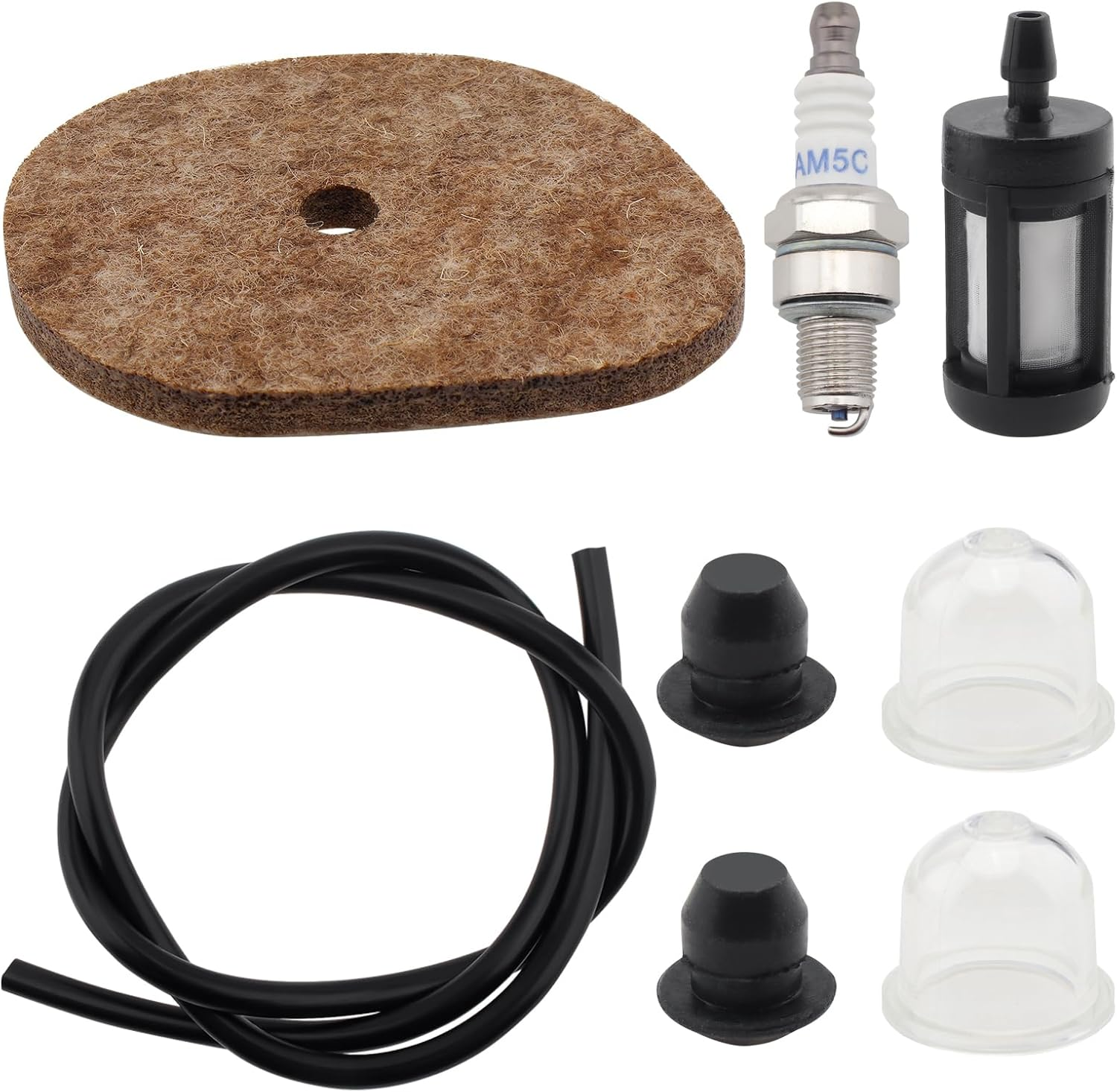 Windance Air Filter Element Cleancer with Oil Filter Spark Plug Tune up Kit Replacement Fit for Stihl Trimmer KM56 FS56RC FC70 FS40 FS50 FS70RC