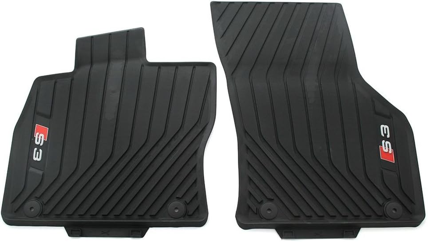 Audi 8V1061221B041 All-Weather Front Floor Mats Black
