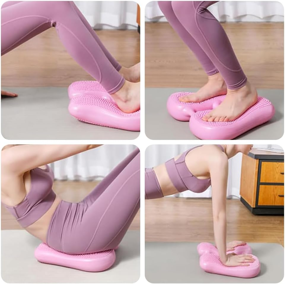 Inflatable Steppers,Balance Training Mat,Exercise Supply Step,Platform Exercise Step,Foot Massage,Foot Pedal Exerciser,Balance Training Equipment,For Yoga,Sports image number 3