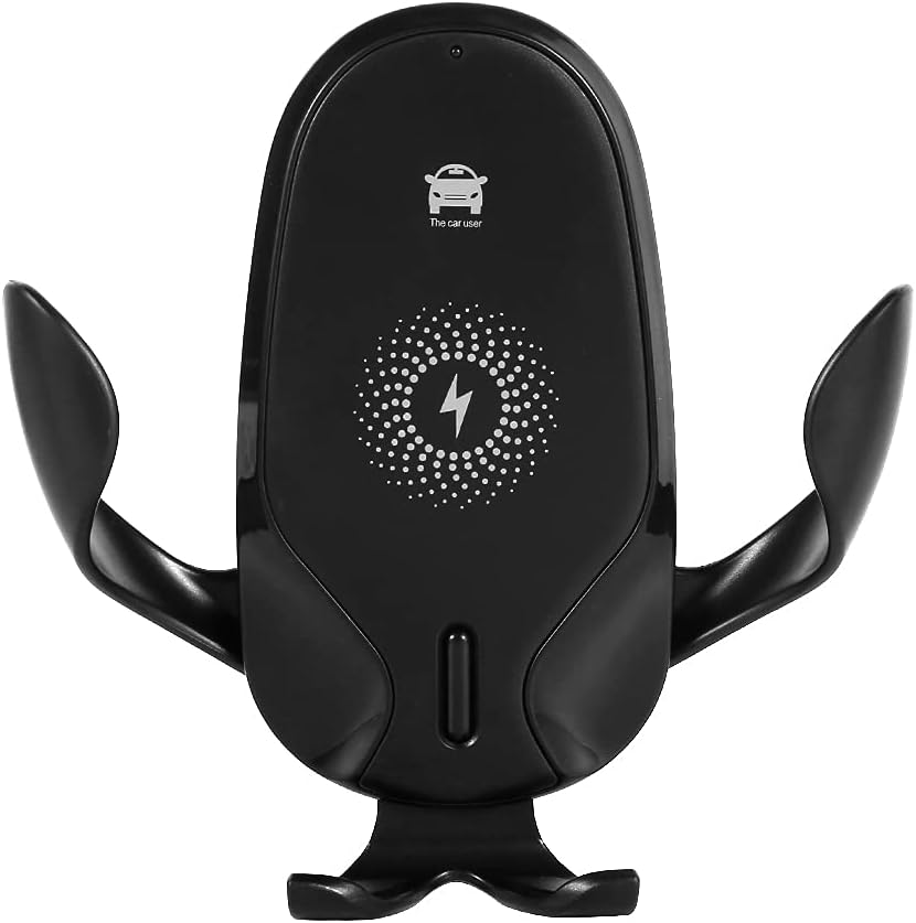 Wireless Car Charger,15W Qi Fast Charging Auto Clamping Car Charger Phone Mount， Windshield Dashboard Air Vent Phone Holder for Various Smartphones image number 5