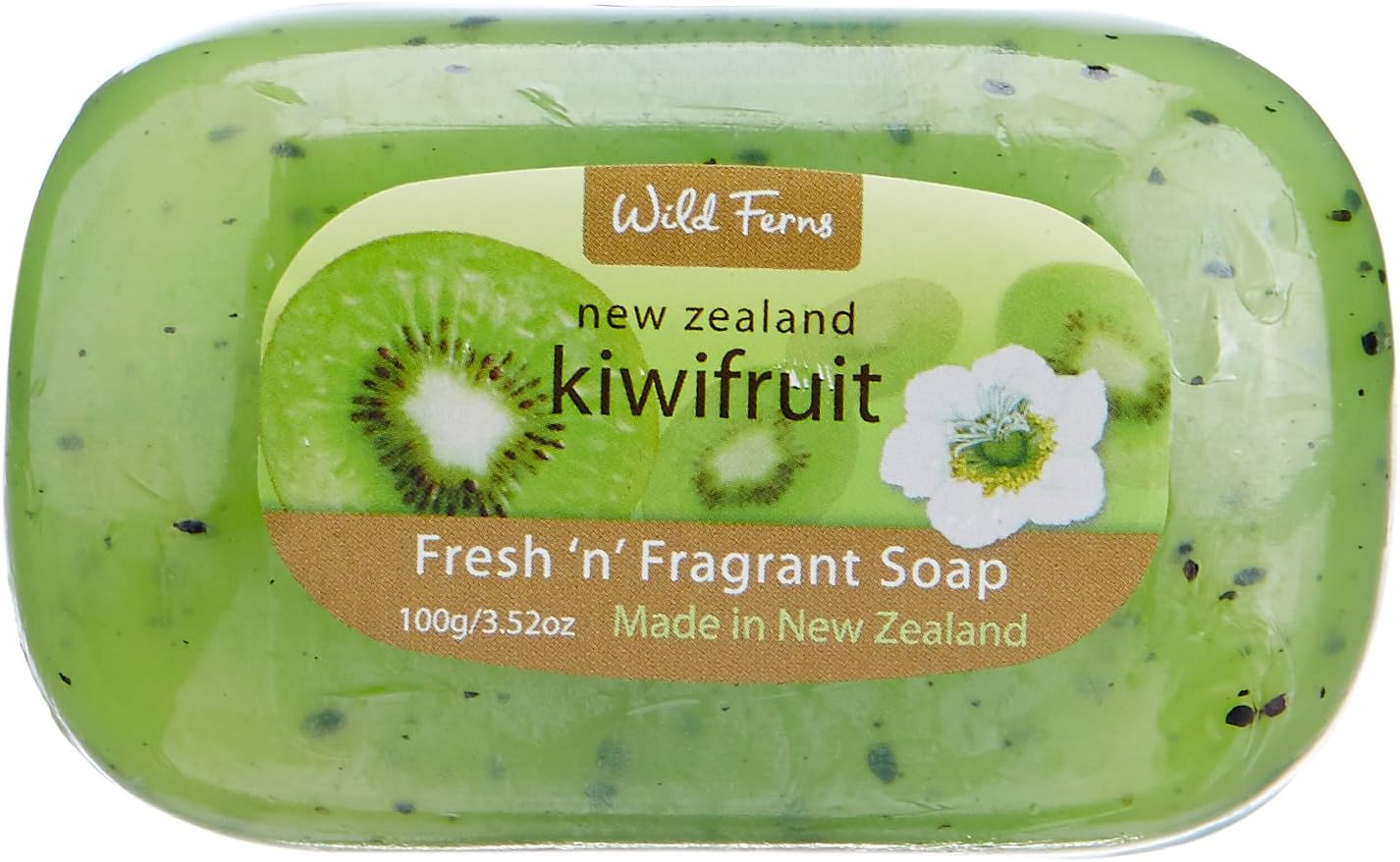 Wild Ferns Kiwifruit Fresh &lsquo;N&rsquo; Fragrant Soap, 100G