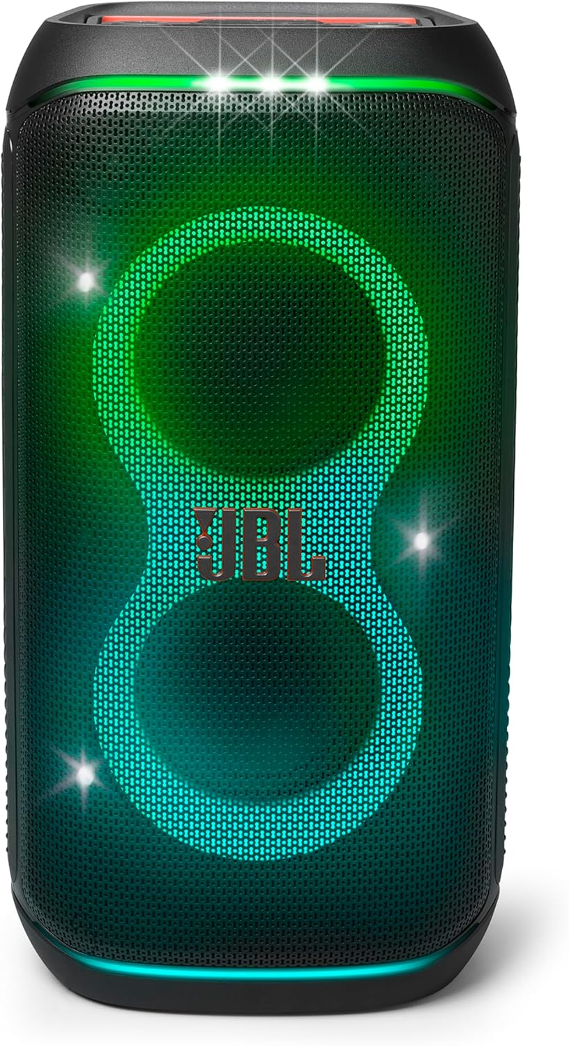 JBL Partybox Club 120, Powerful JBL Pro Sound, Futuristic Lightshow, up to 12 Hours of Play Time, Foldable Handle, Splash Proof, Black image number 5