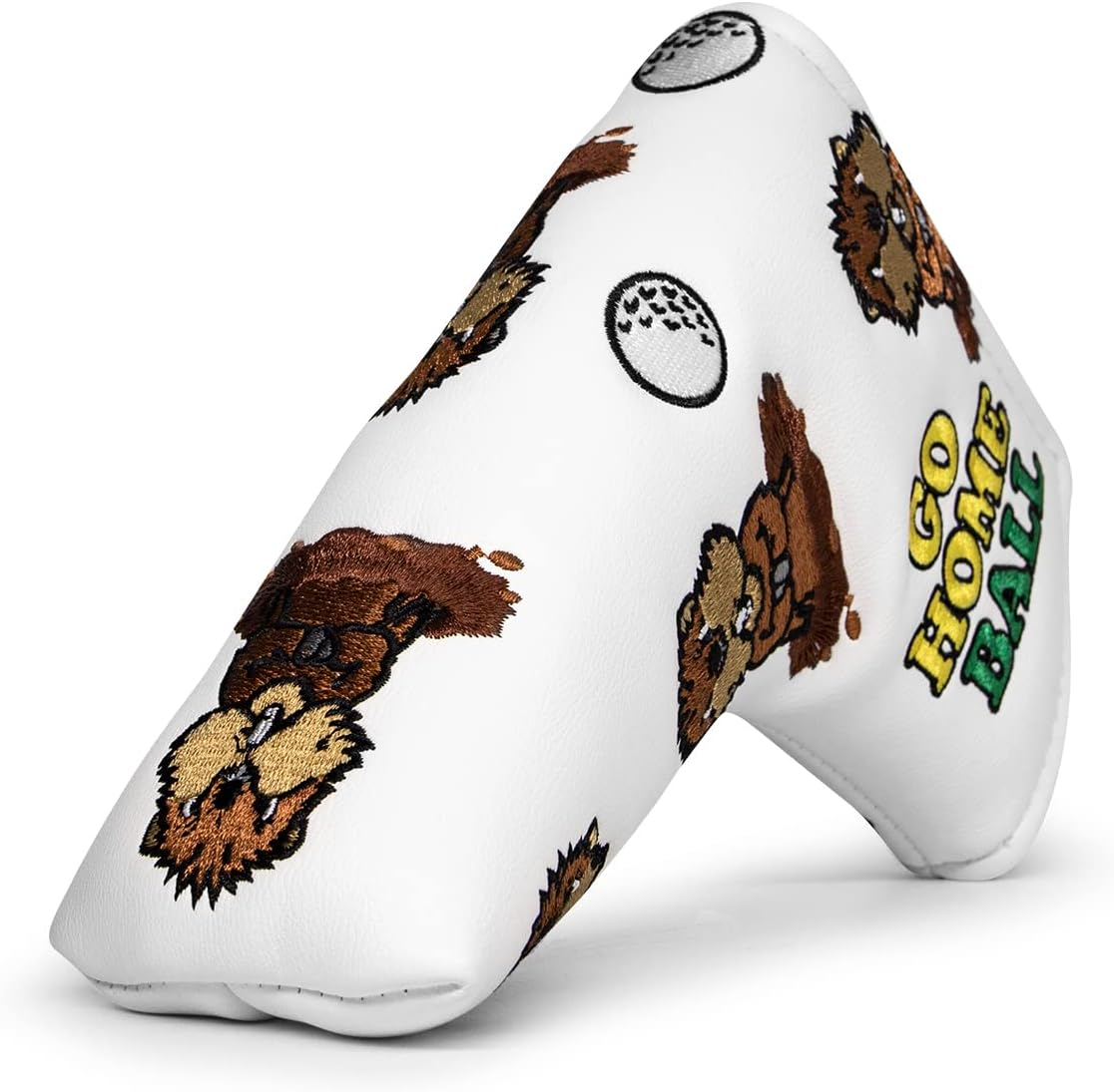 Barudan Golf Putter Head Cover Magnetic Blade Putter Cover Headcover