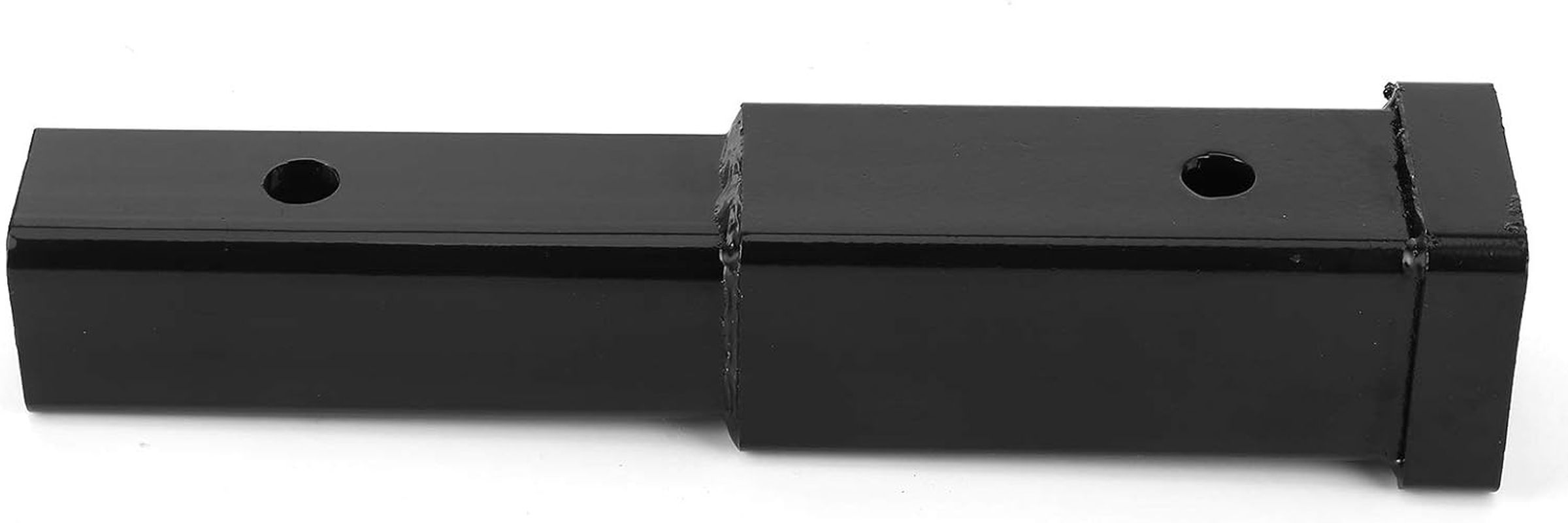 Trailer Hitch Extender, 12In Square Tube Extension Tow Bar Hitch Receiver Extender Hitch Extension Adapter, Steel Piles for Trailers image number 3
