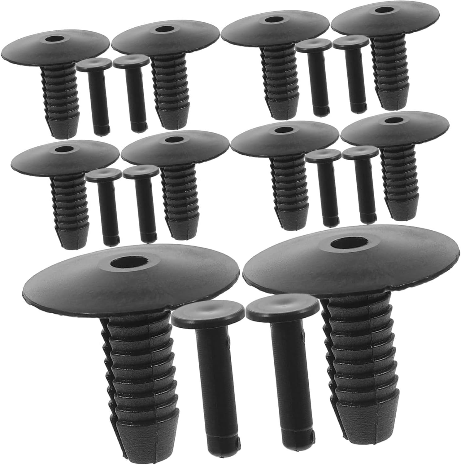 50Pcs Automotive Door Trim Retainer Clips Plastic Push Pin Fasteners for SUV Car Panel Repair Bumper Skirt Replacement Clips Set image number 3