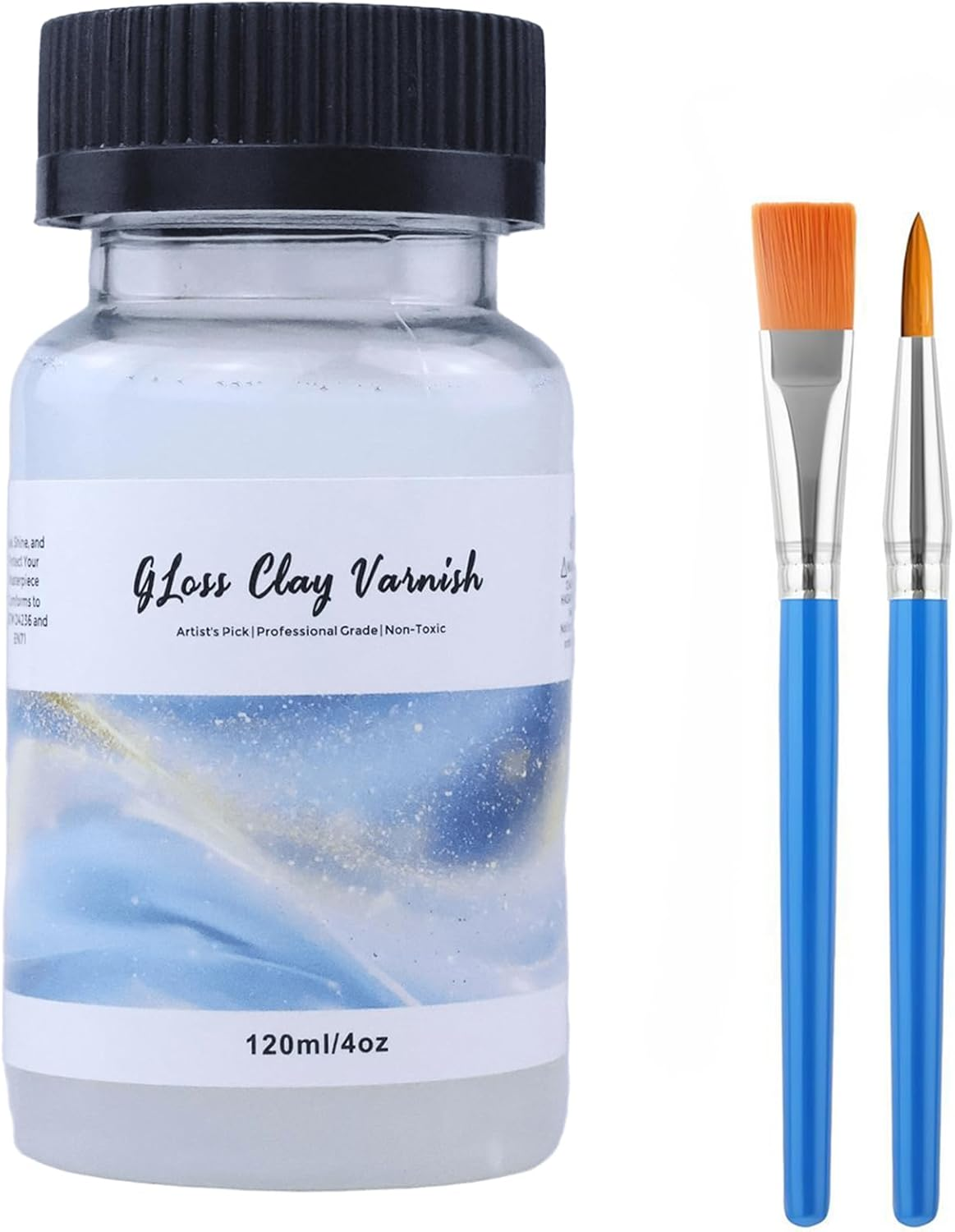 Clay Varnish Gloss Signature 4.05Oz (120Ml) Clay Sculpture Sealant, Glossy Clay Varnish, Varnish for Polymer or Air Hardening Clay, Clear Gloss Varnish for Clay. image number 6