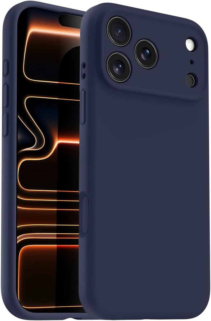 Ultra Protective Magnetic Silicone Case for Iphone 17 Pro Compatible for Magsafe, Full-Body Defense, Superior Shockproof Drop Protection Cover for Iphone17 Pro 6.3'' Stone