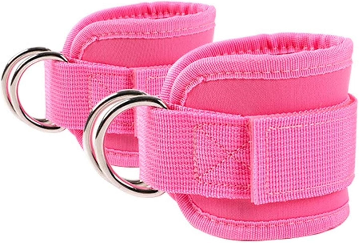 Ankle Straps for Cable Machines Gym Straps Resistance Bands with Double D-Rings and Neoprene Support for Kickbacks, Glute Workouts, Leg Extensions, Curls, and Hip Abductors for Men and Women image number 1