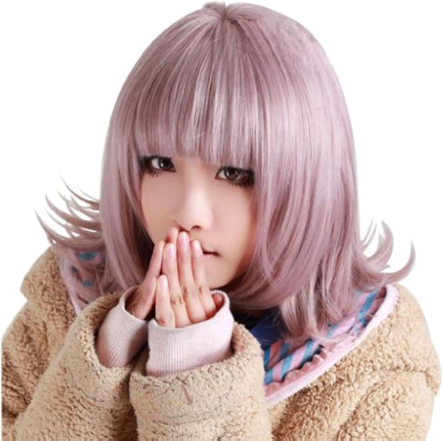 Anogol Hair Cap+Super Dangan Ronpa 2 Chiaki Nanami Cosplay Wig