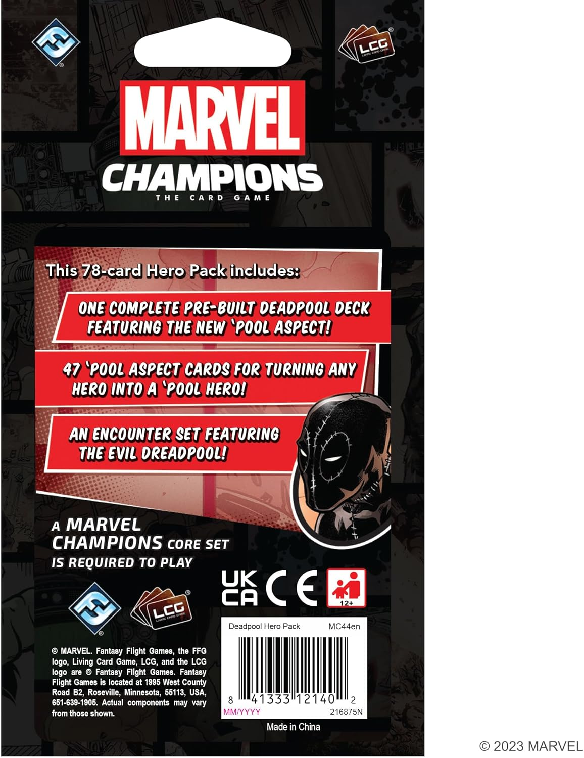 Fantasy Flight Games Marvel Champions LCG Deadpool Expanded Hero Pack Card Game image number 5