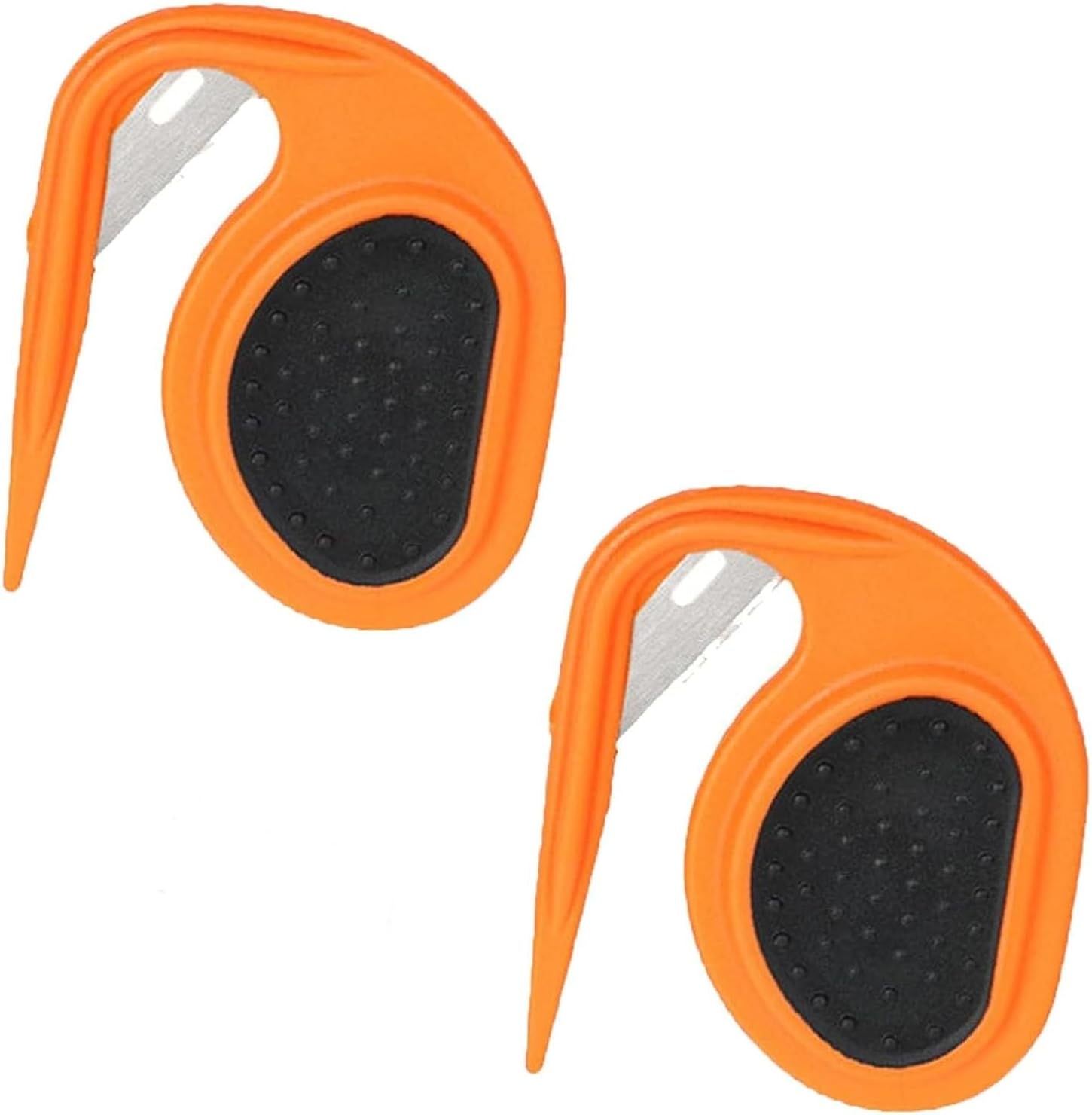 Mezokucelpet Dematting Combs 2Pcs Dog Detangler and Cat Massage Comb, Pet Deshedding Brush, Knotting Comb with Safety Blades, Hair Removal and Grooming Tool(Orange)