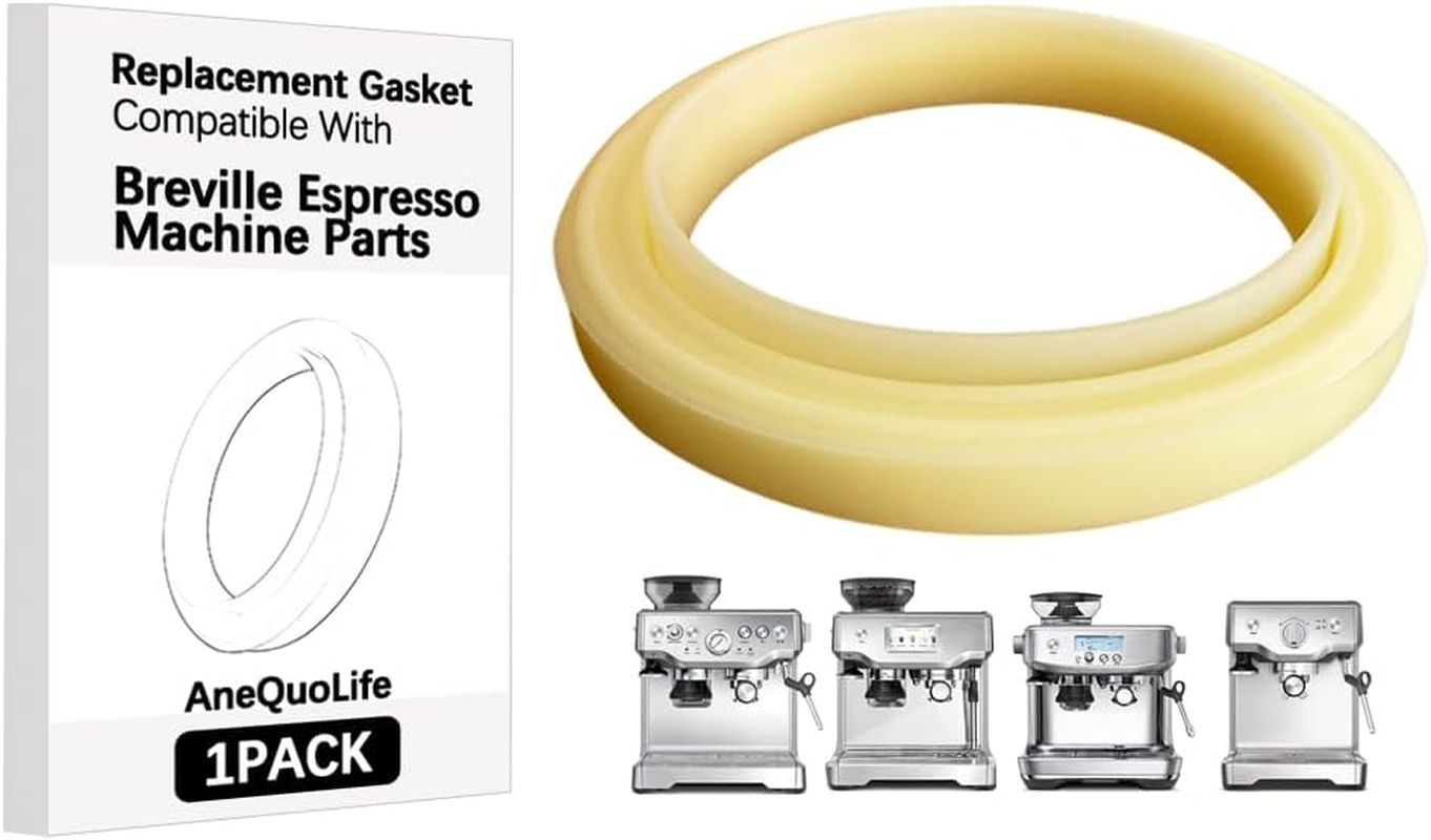 1Pack Group Head Seal Gasket Replacement, 54Mm Silicone Stream Ring Part Compatible with Breville Espresso Machine 870/878/860/840/810/500/450 Coffee Grouphead Seal Accessores image number 4