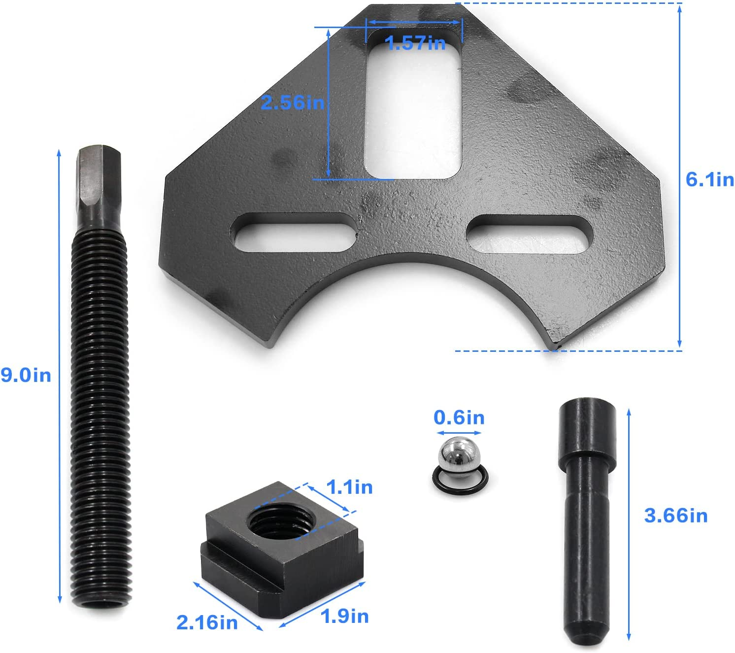 MSCRP Automotive Car Truck 40100 HUB Remover Tool Removes Frozen Hubs Fits on Most 5, 6 and 8 Lug Hub Assemblies Found on Cars and Trucks image number 4