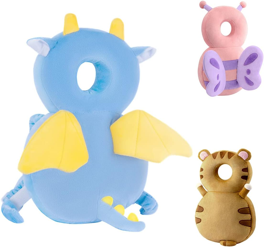 Jooneng Toddler Baby Head Protection Cushion Backpack Wear,Tiger