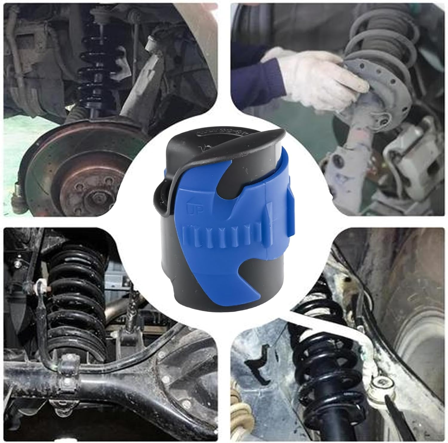 Motorcycle Front Fork Shock Absorber - Front Fork Shock Absorber Cleaning Tools | Repair and Maintenance of Mud Remover Cleaner Fits 45-55Mm Seal Mate Oil - Black image number 4