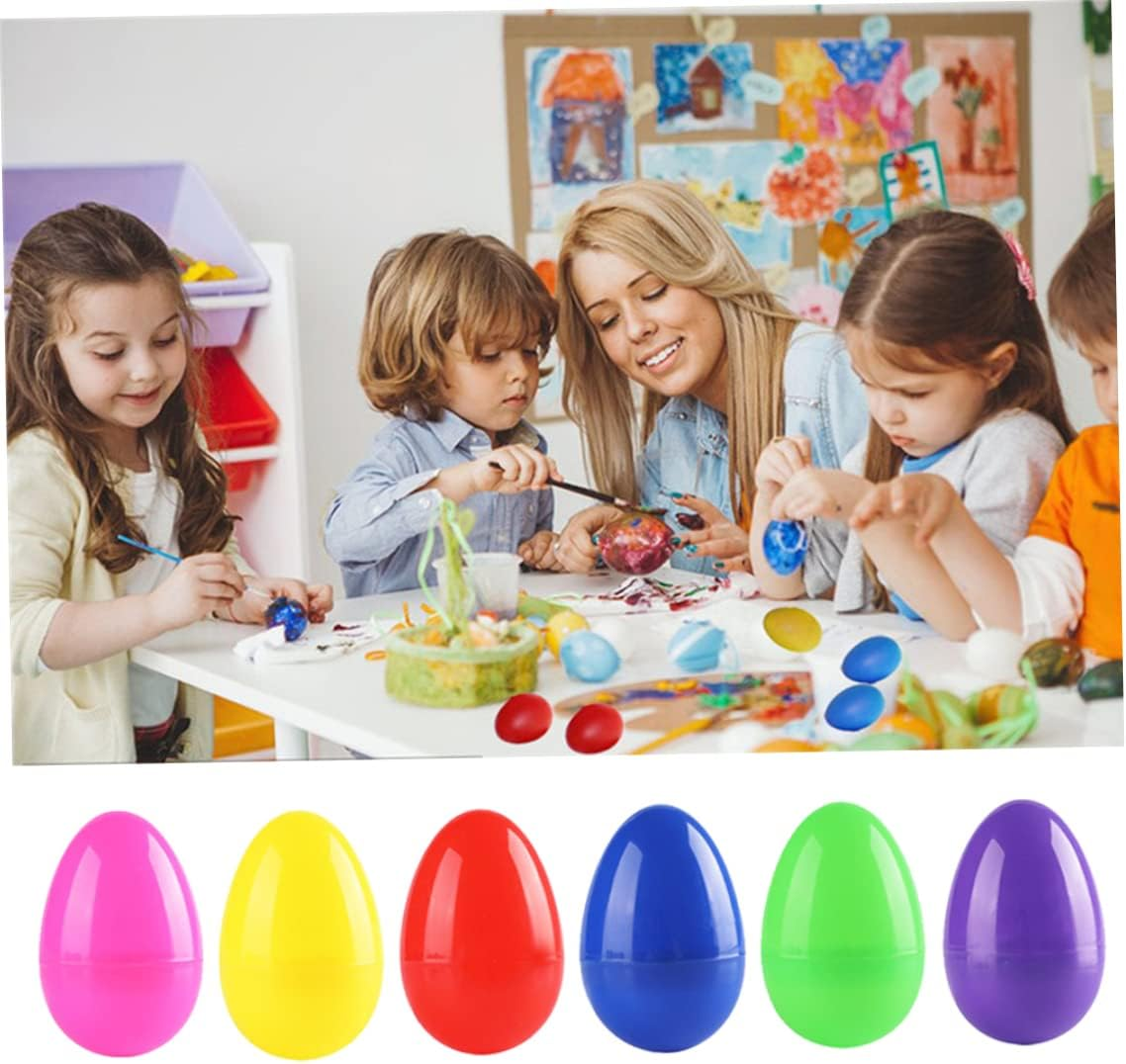 Plastic Easter Eggs Fillable Surprise Gifts Chocolate Assortment DIY Toys for Kids Easter Theme Party Favor 12PCS Easter Eggs Hunt Easter Eggs Assortment Fillable Easter Egg Easter Surprise Eggs image number 5