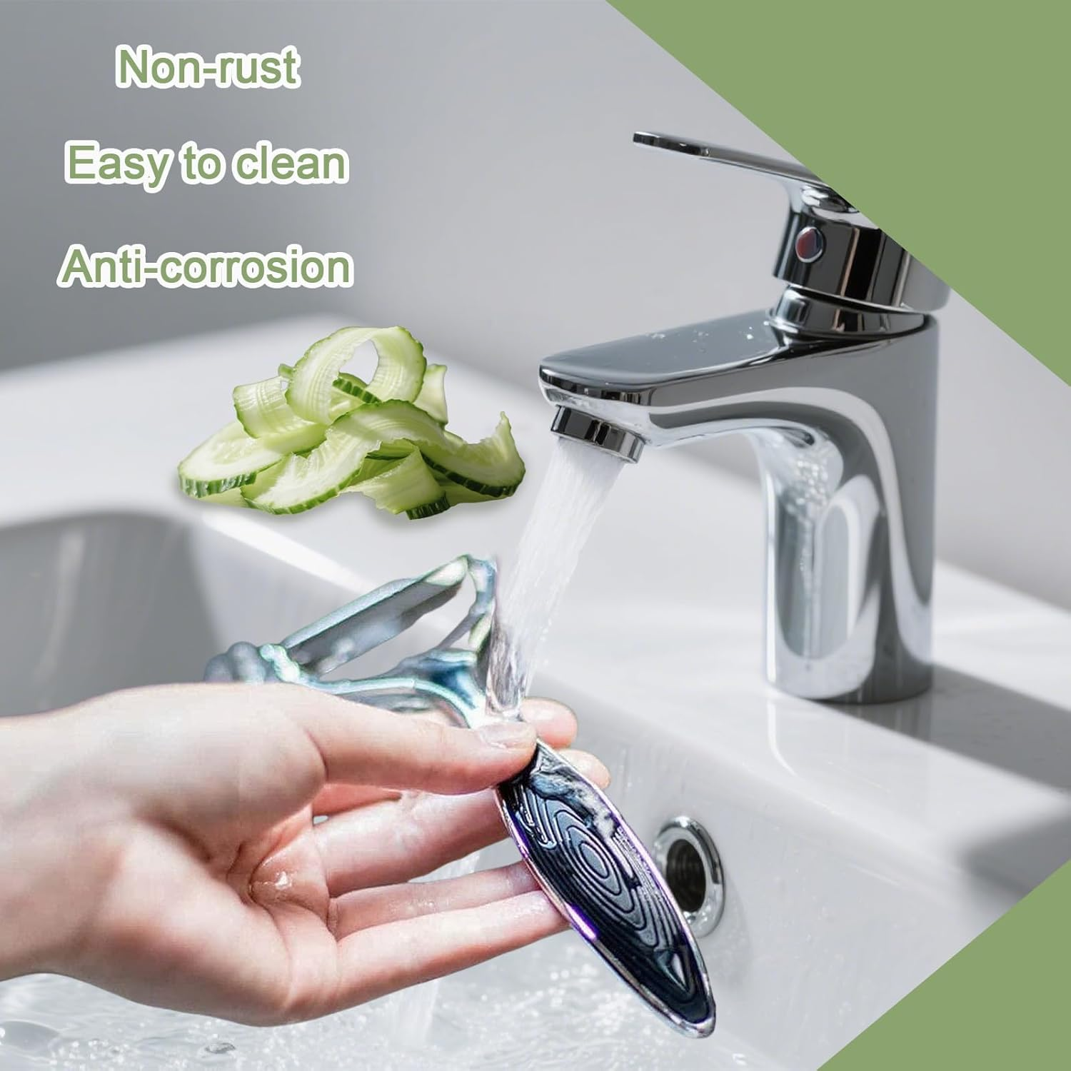 2Pcs Vegetable Peeler, Y & I Shape Swivel Blades Julienne Peeler, Potato Peeler, Stainless Steel Multi - Function Set for Kitchen and Household Use image number 3