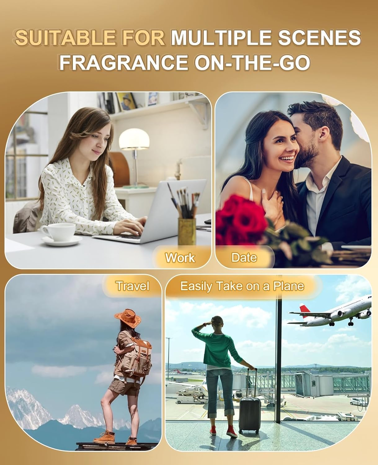 Perfume Atomiser Refillable &ndash; 5Ml Portable Leakproof Travel Spray Bottle, Mini Bottom-Filling Fragrance Atomizer, Pocket Size Perfume Dispenser, Unisex (Blue) - Black- image number 4