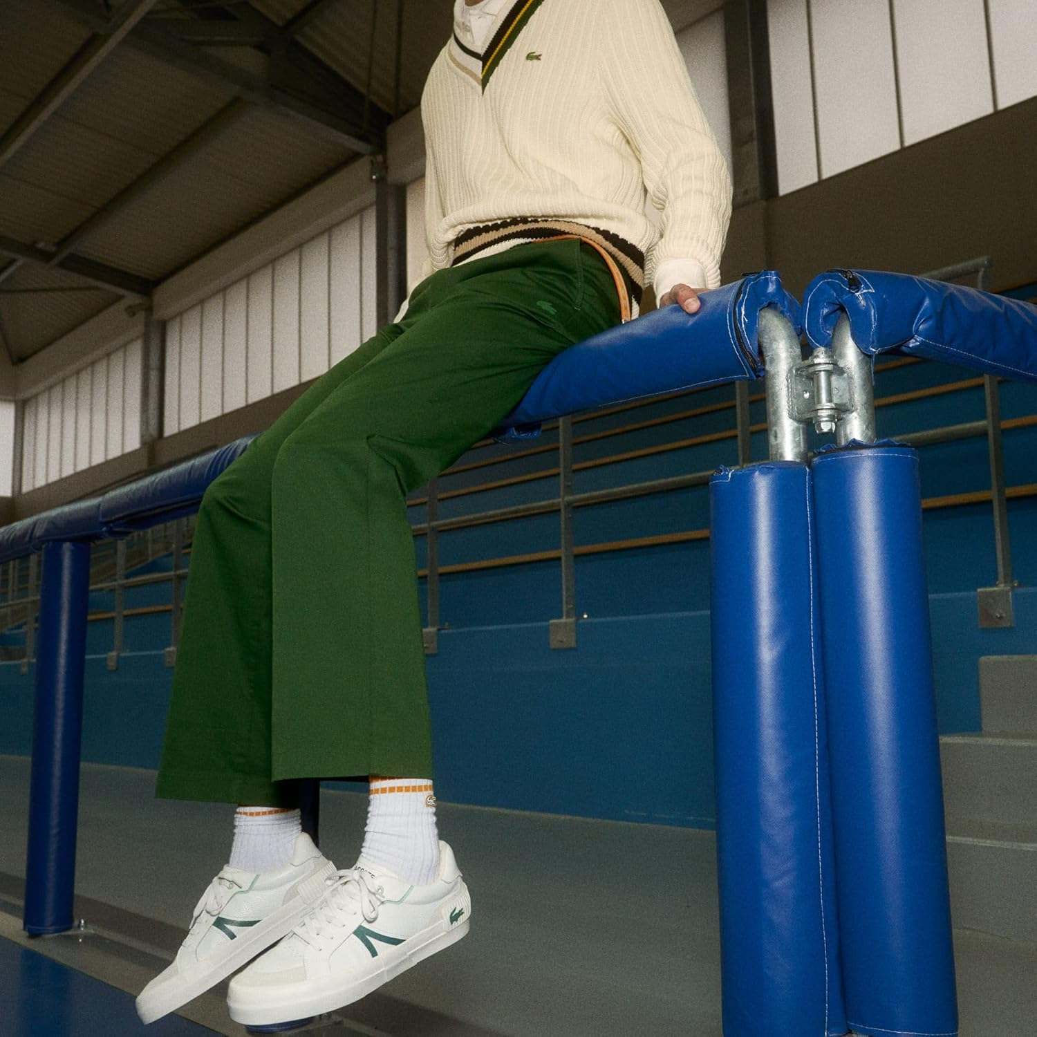 Lacoste Men'S L004 0722 2 CMA Trainers image number 5