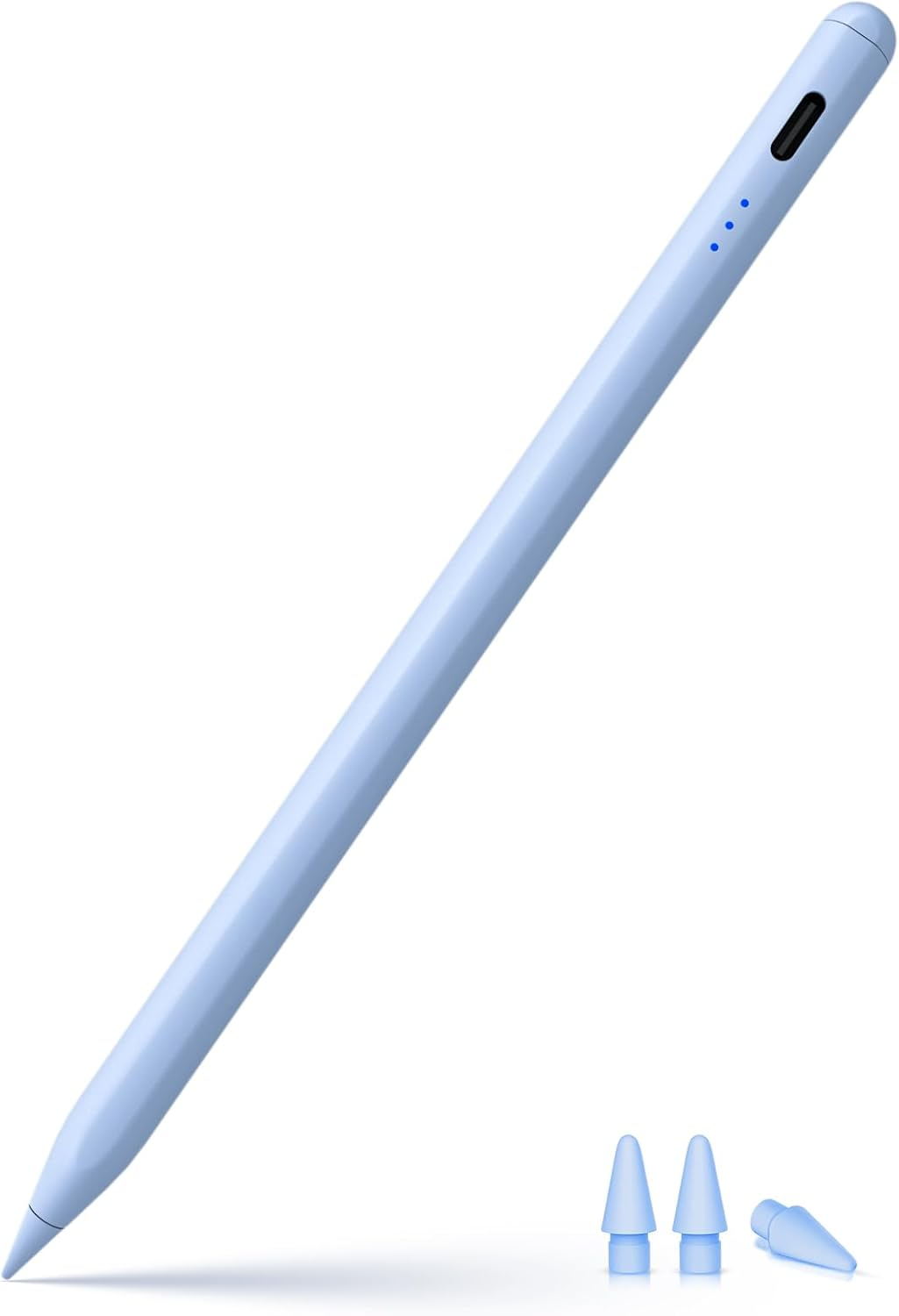 Stylus Pen for Ipad 2018-2025, USB-C Fast Charging Pencil, Pixel-Perfect Tilt Sensitivity for Ipad 11/10/9/8/7/6/A16, Ipad Mini 7/6/5, Ipad Air M3/M2 11"/13"/5/4/3, Ipad Pro M4 13"/12.9&Prime;/11&Prime; (Pink)