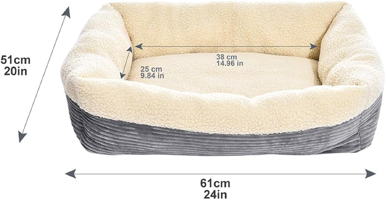 Amazon Basics Self Warming Pet Bed for Cat or Dog, Rectangle, 61Cm image number 2