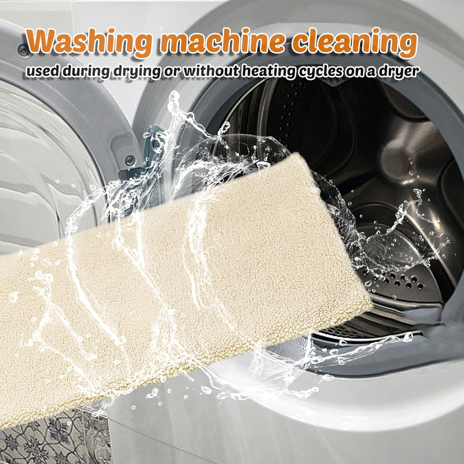 SPORWAY Self-Heating Blanket for Cats, Dogs, Electric Blanket, Heat Mat, Cat Blanket, 60 X 45 Cm, Heat Blanket, Cat Bed, Self-Warming Cat Blankets, Washable Dog Thermal Blanket (White)