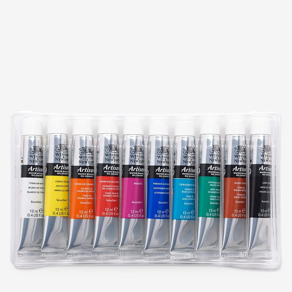 Winsor & Newton Artisan Water Mixable Oil Colour Beginners Set, Multicolor