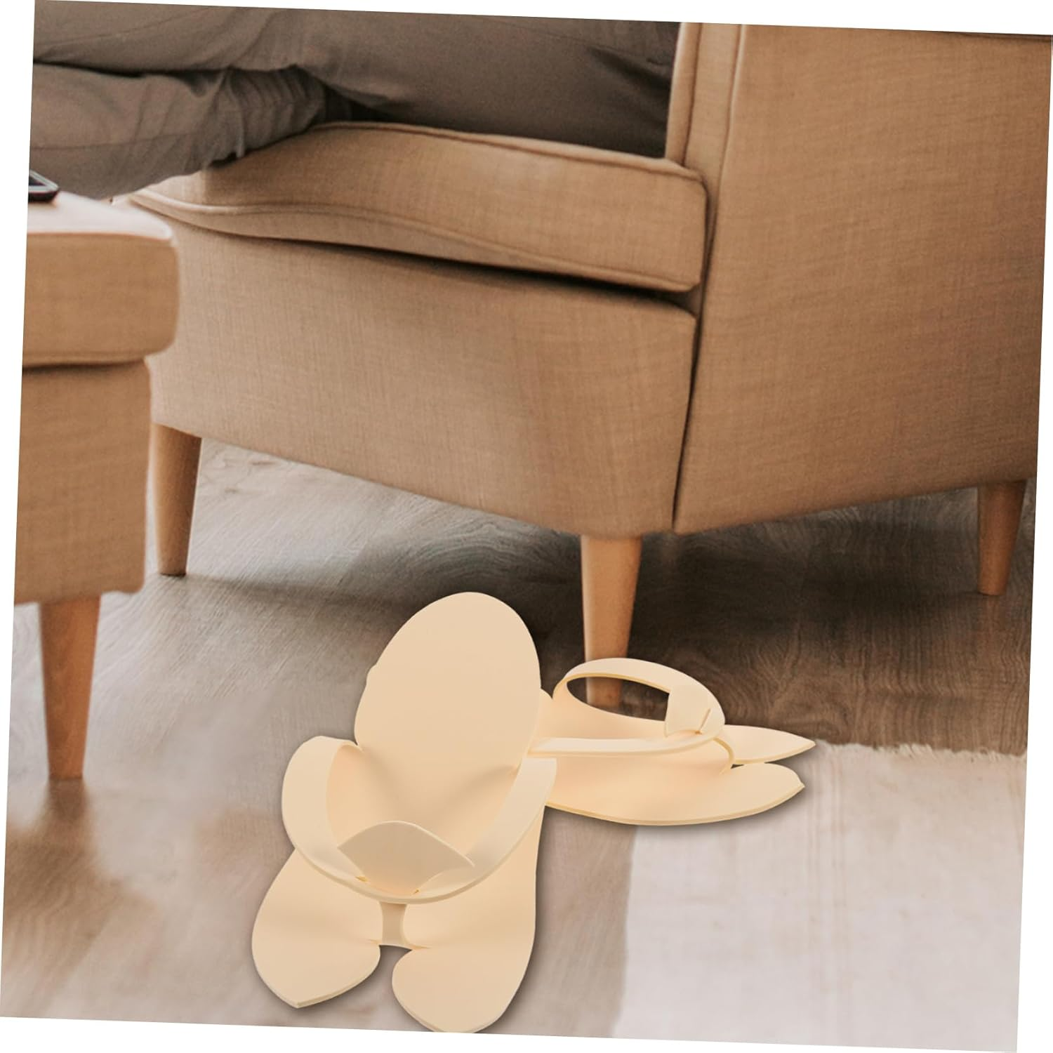 MERRYHAPY 12Pairs Pedicure Slippers Disposable Home Slippers Women'S Patterns Guest Footwear image number 4