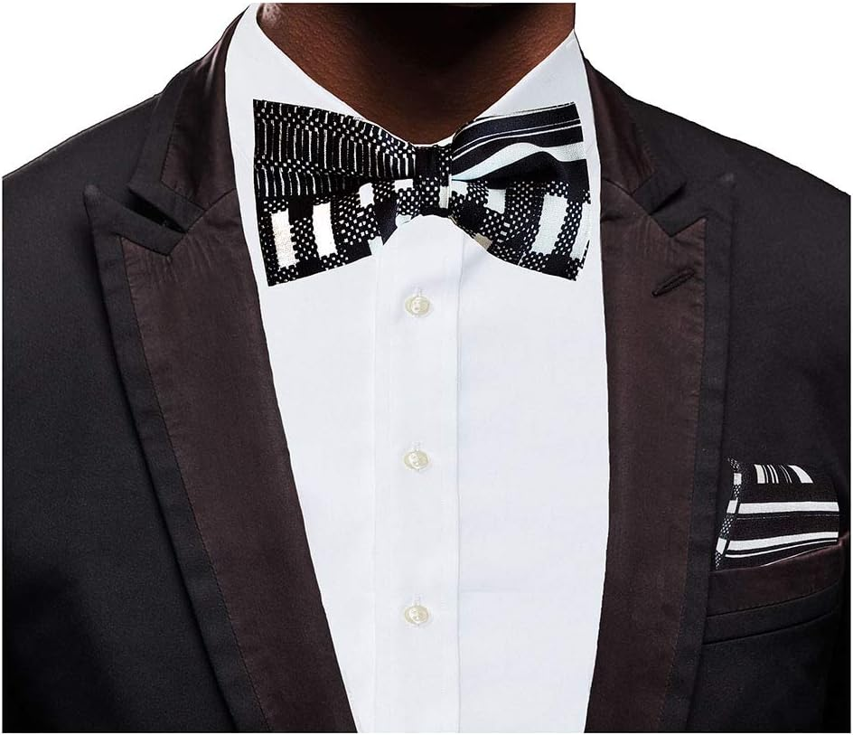 Dupsie'S Kente Bow-Tie - Black And Gold image number 2