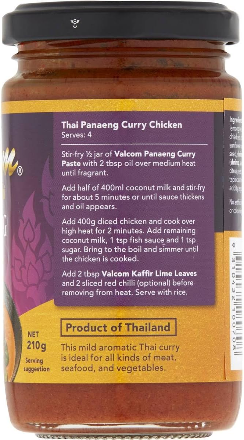Valcom Panaeng Curry Paste, 210 G image number 1