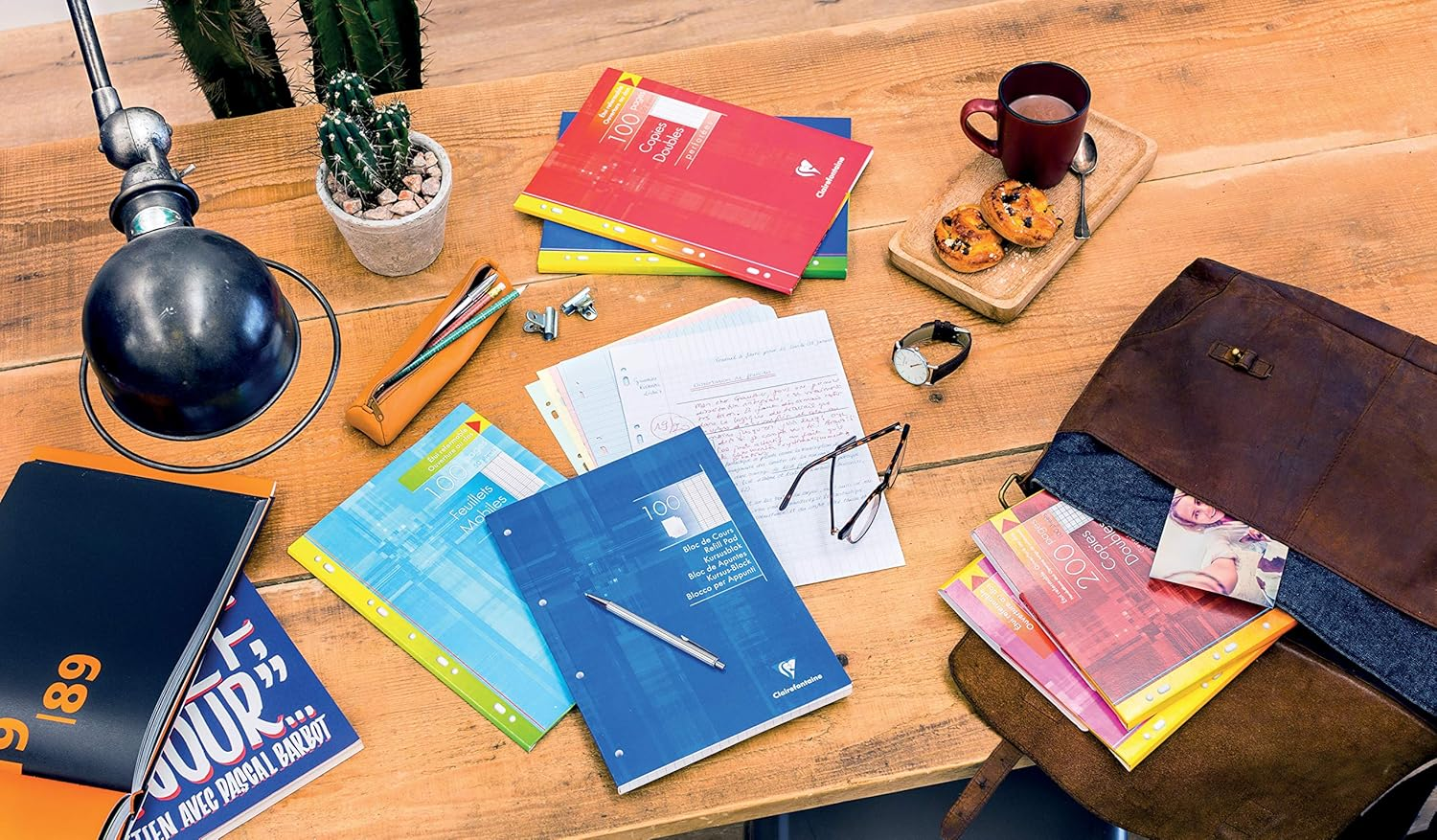 Clairefontaine Ruled Single Sheet, A4, S&eacute;y&egrave;s Ruled - White (Pack of 150 Sheets) image number 3