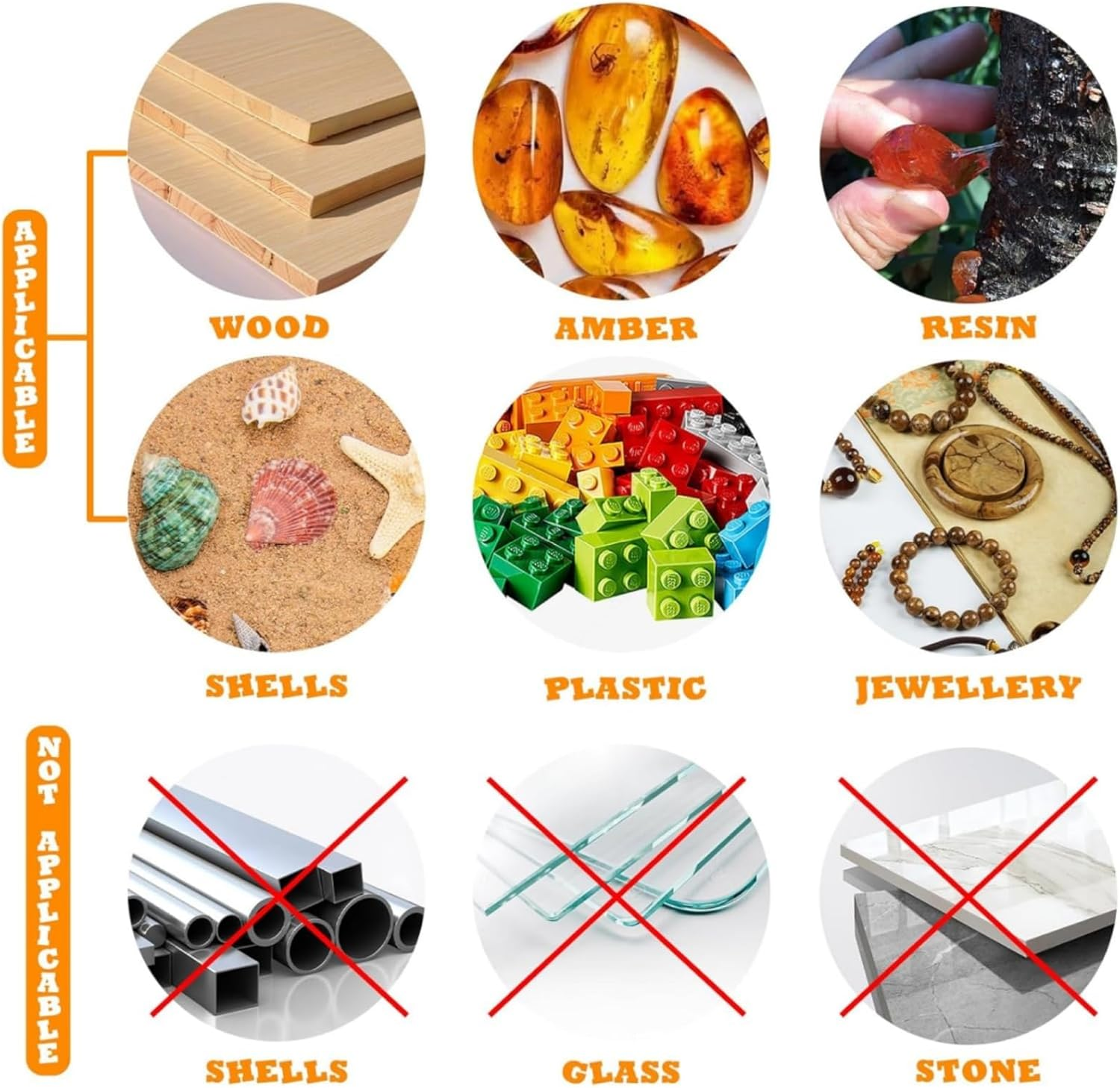 Suytvenxau Pin Vise Drill Kit Mini Manual Drill with 10 Bits for Resin Crafts Jewelry DIY Wood Clay Model Precision Drilling Tools for Detail Work image number 2