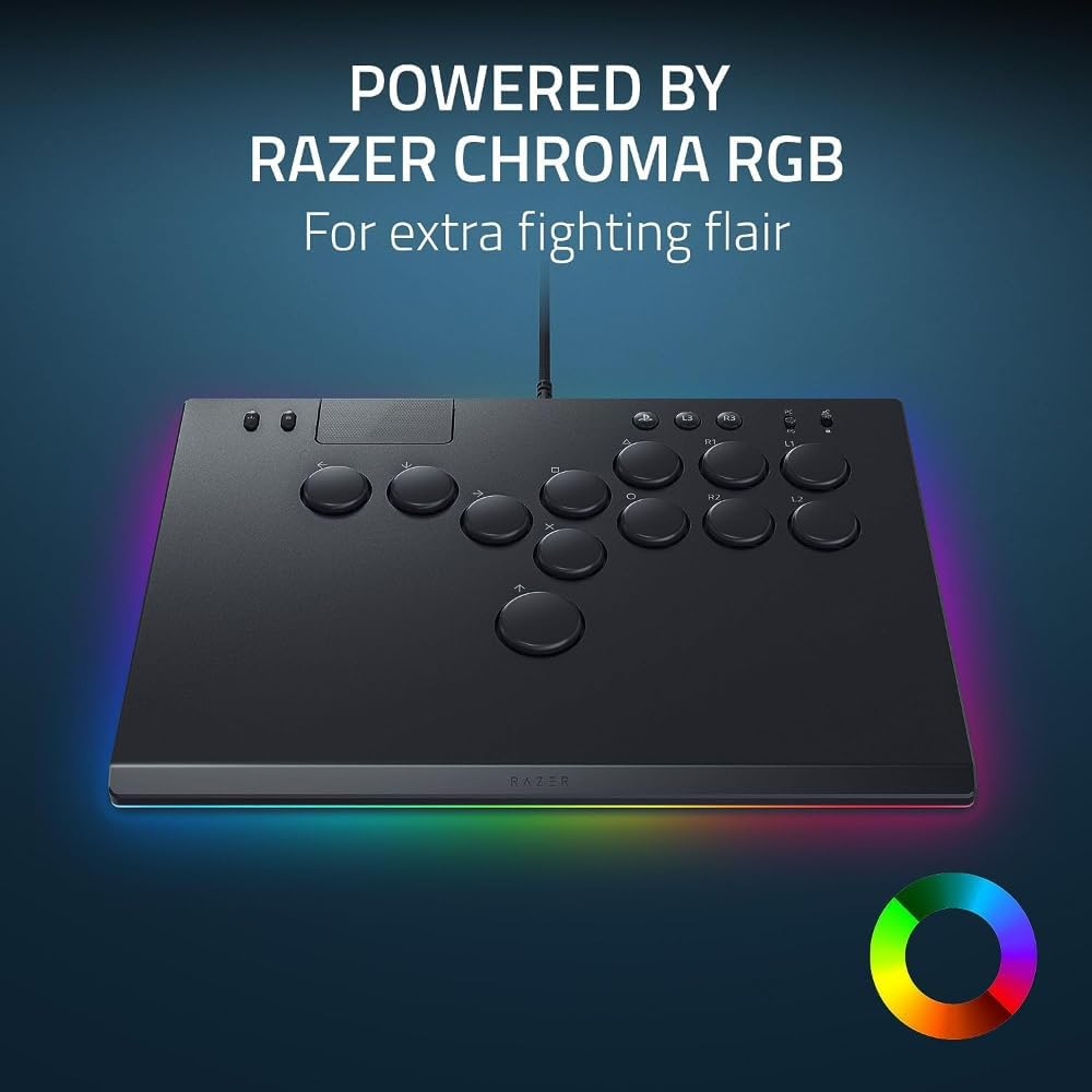 Razer Kitsune - All-Button Optical Arcade Controller for PS5&trade; and PC - Black image number 5