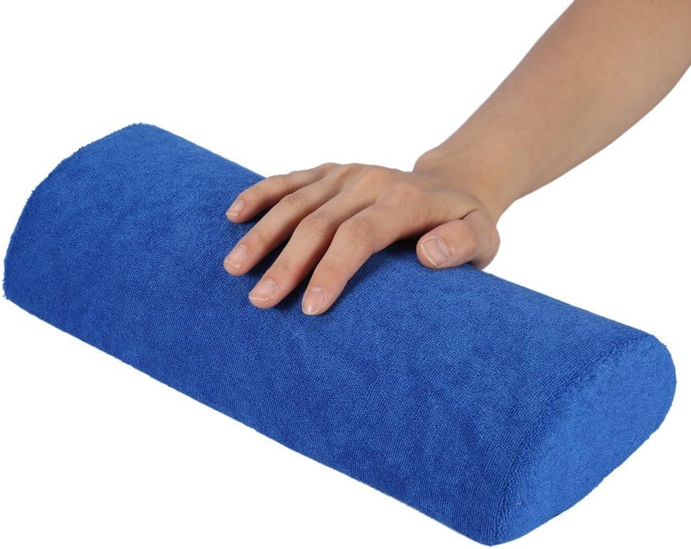 10 Colors Salon Hand Rest Cushion Detachable Washable Nail Art Soft Sponge Pillow (Black)