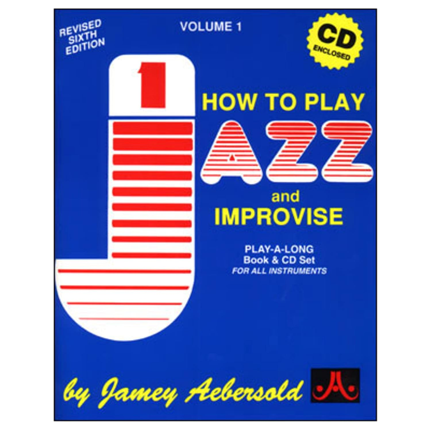 Jamey Aebersold Jazz -- How to Play Jazz and Improvise, Vol 1: the Most Widely Used Improvisation Method on the Market!, Book & 2 Cds: How to Play Jazz & Improvise (English Ed. image number 1