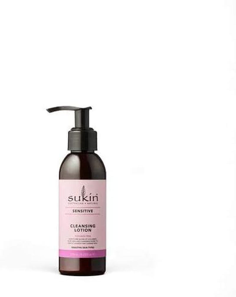 3 PACK of Sukin, Cleansing Lotion, Sensitive, 4.23 Fl Oz (125 Ml)