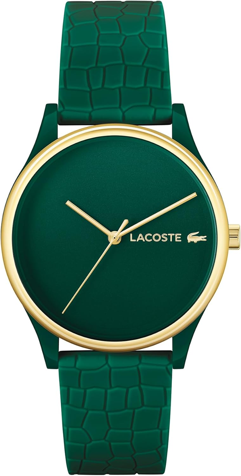 Lacoste Crocodelle Green Silicone Green Dial Women'S Watch image number 3
