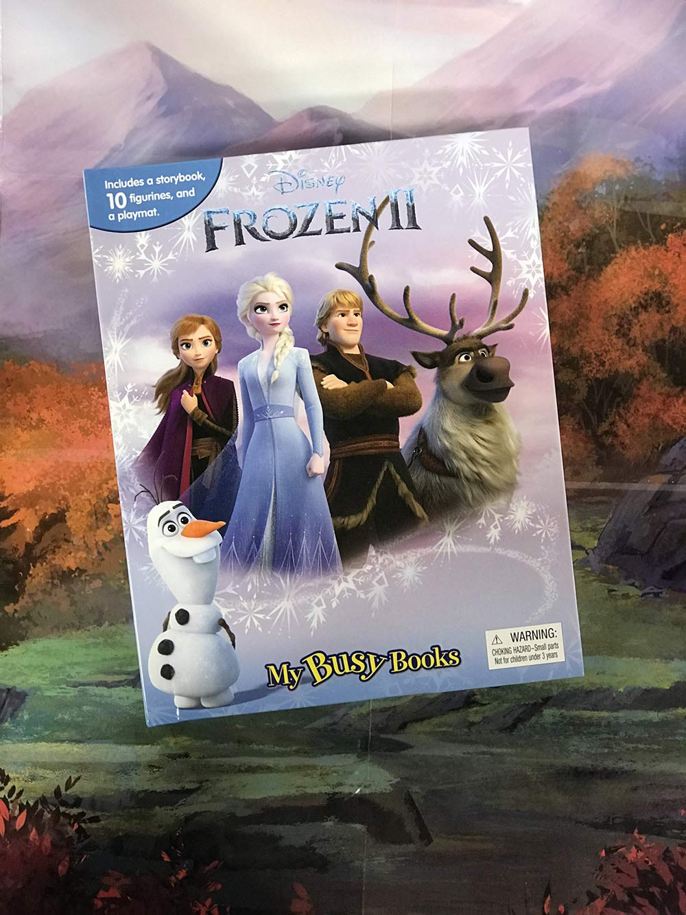 Disney Frozen 2 My Busy Books - Storybook, 10 Figurines, Playmat: with Storybook, 10 Figurines and a Playmat image number 2