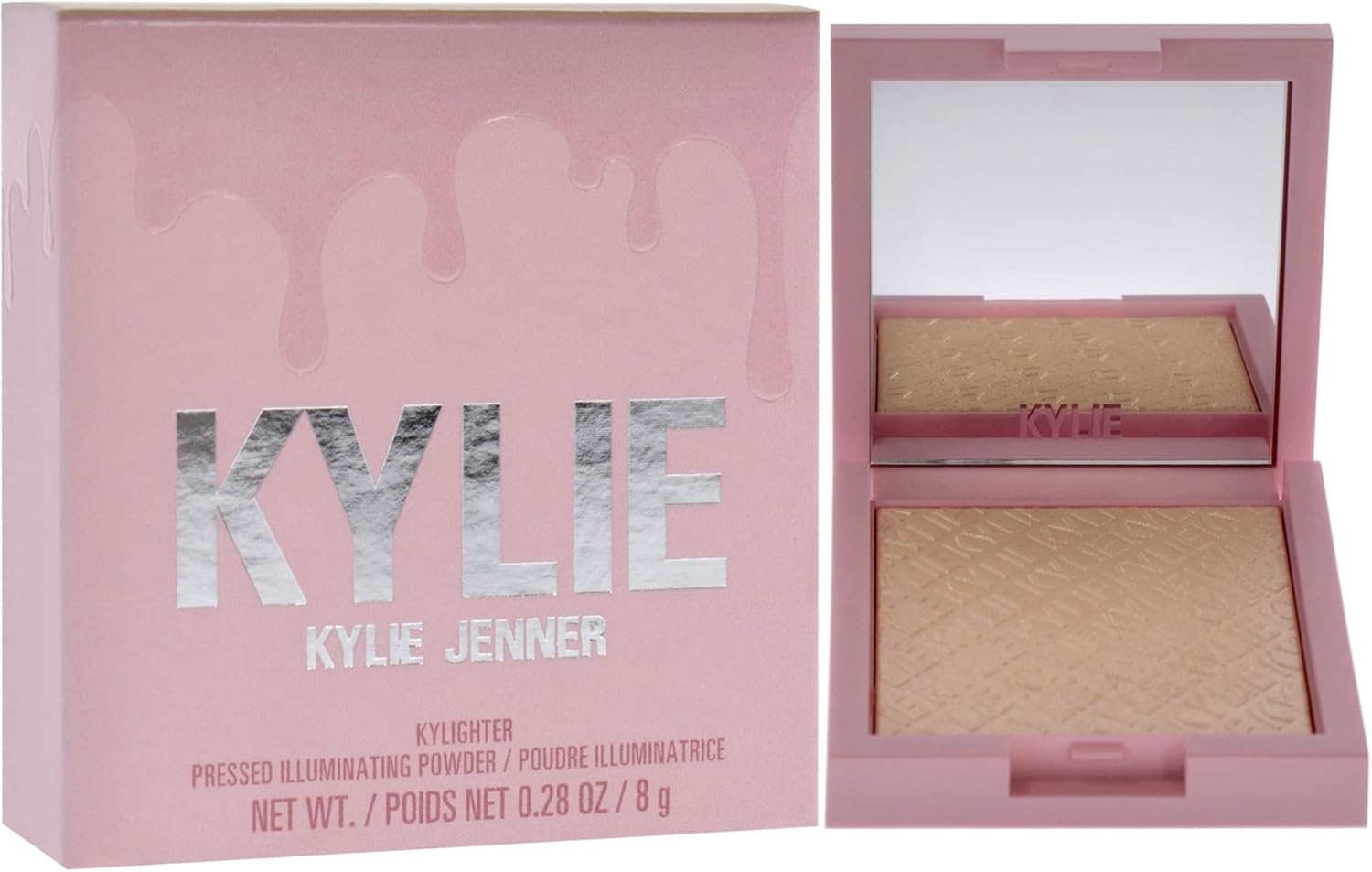 Kylie Cosmetics Kylighter Pressed Illuminating Powder - 020 Ice Me Out for Women 0.28 Oz Highlighter image number 3