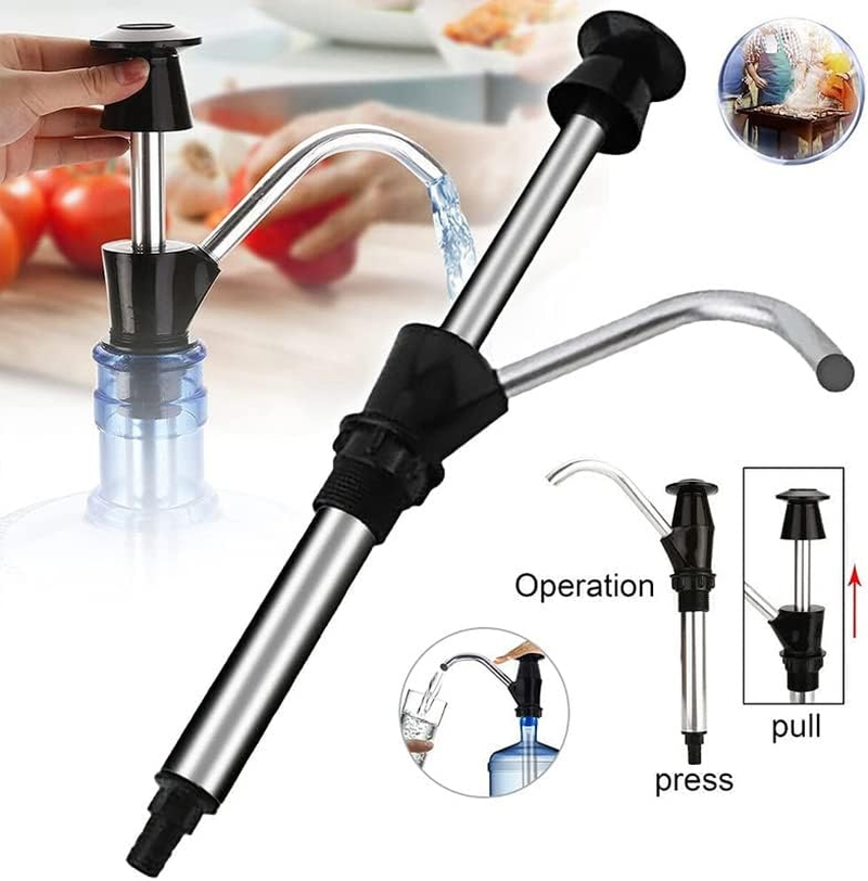 AIMALL 41 * 5.2CM Water Hand Pump Sink Tap Motorhome Replacement Tool Camping Trailer, Self Priming Portable Water Pump for Outdoor, Camping, BBQ Areas image number 5