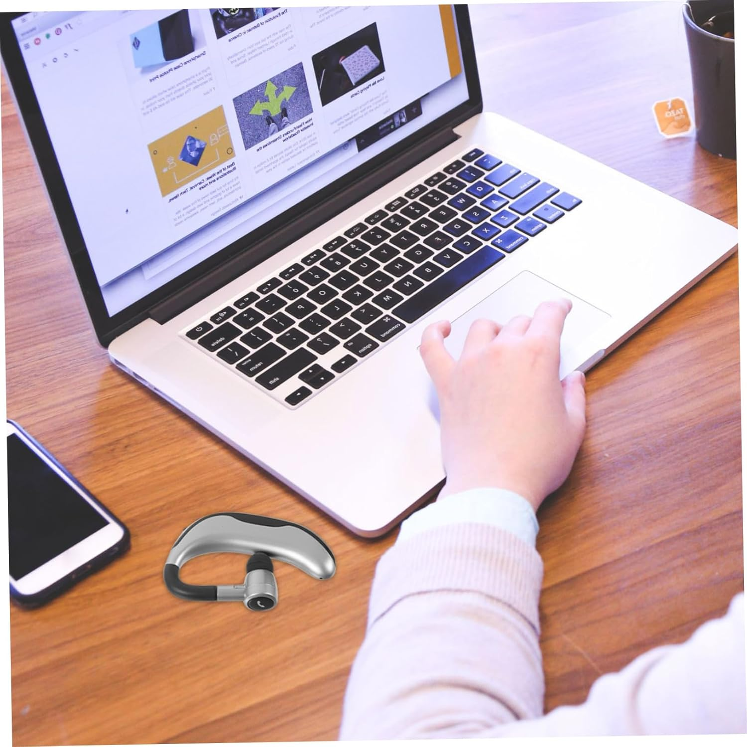 Operitacx Sports Wireless Headphones Wireless Earbuds over Ear Headphones for Running Handsfree Use